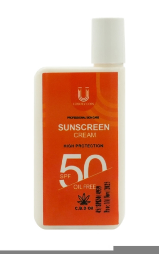 کرم ضد آفتاب spf ۵۰ مدل جیبی لاکچری کوین